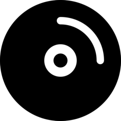 Disc With Shine Outline Icon Svg Set, Free Vectors File